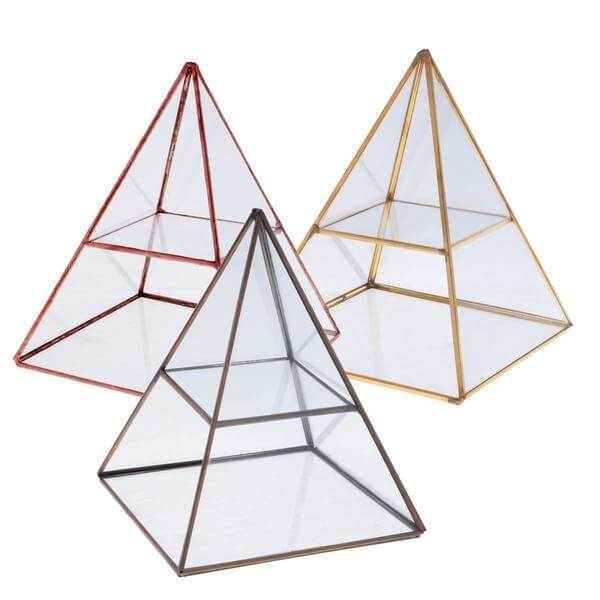 Schmuckkästchen Glas Metall