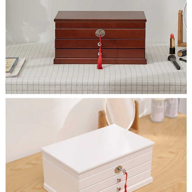 Schmuckkästchen Holz Weiß