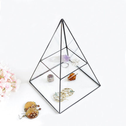 Schmuckkästchen Glas Metall