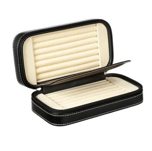 Schmuckkästchen Schwarz Leder